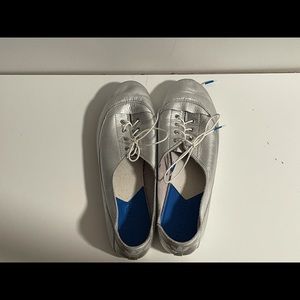 Adidas silver shoes